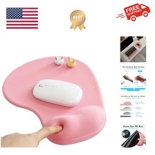 Office Mousepad with Gel Wrist Support - Ergonomic Gaming Desktop Mouse Pad W...