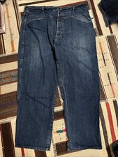 Y2K Marithe Francois Girbaud Denim Jeans Size 42x31 Carpenter Baggy Blue Brand X