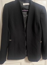 Tahari Arthur S. Levine Women s Black Blazer Jacket With Gold Size 4