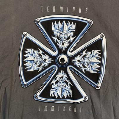 WWE Triple H Shirt Mens XL Gray Terminus Is Immineat Graphic Tee