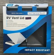 CAMCO 40165 RV Smokey Tint Vent Lid Fits Old Style Elixir 14X14 NEW