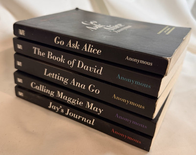 5 BOOK SET - Go Ask Alice, and 4 Other Books by Anonymous