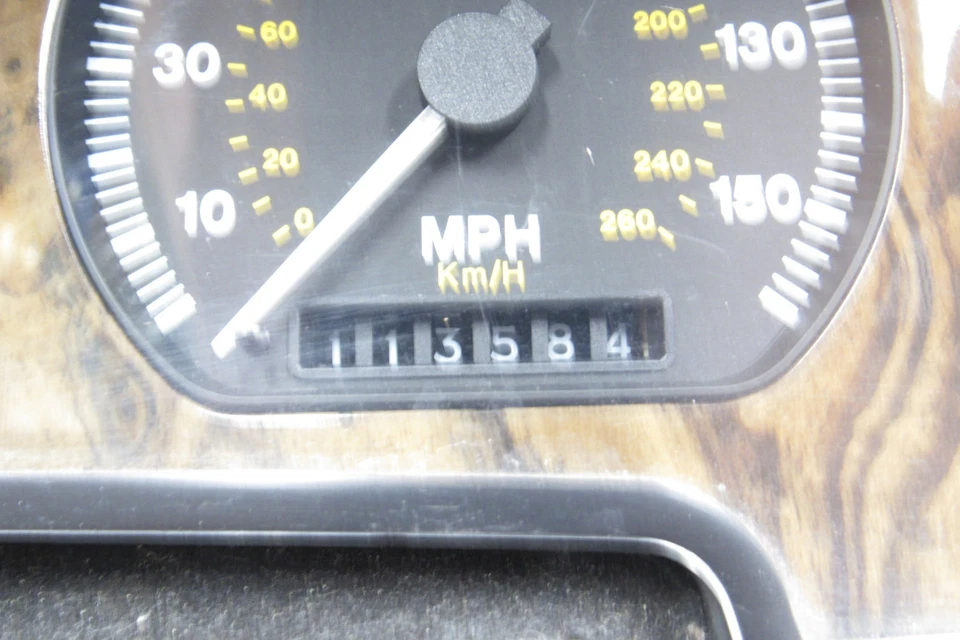 94 JAGUAR XJS 2+2 CONVERTIBLE cuadro de instrumentos velocímetro DAC11163 113K MLS Foto 4 de 4