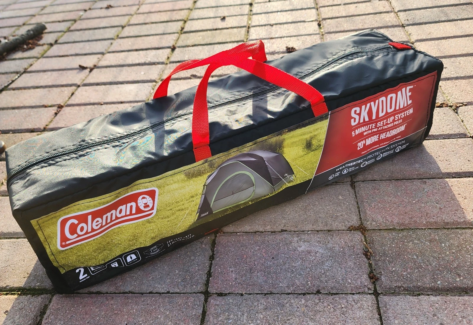 NEW Coleman 2-Person Skydome Camping Tent 7'x5'x4' Water-resistant Weathertec