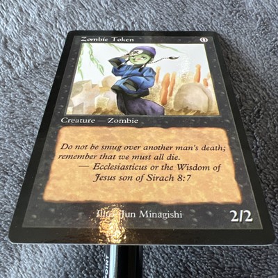 マジック：ザ・ギャザリング reflection token minagishi jun Jun Minagishi Zombie Token - Ultra Rare - Magic The Gathering | eBay