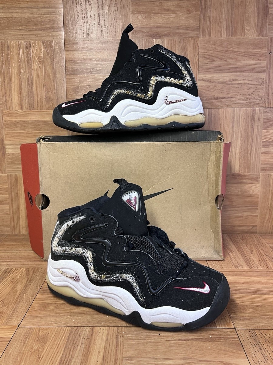 9.5 - Nike Air Pippen 1 OG 1996 Black Varsity Red Sneakers W/ Box