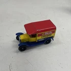 ORIGINAL VINTAGE RETRO DIECAST TOY CAR Matchbox Model T Ford Birds Custard