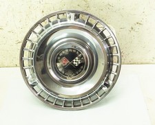 1961 Chevy Impala Bel Air Corvair 14 Hubcap Wheel Cover Checkered Cross Flags 1961 Chevy Impala Bel Air Corvair 14 Hubcap Wheel Cover Checkered Cross Flags