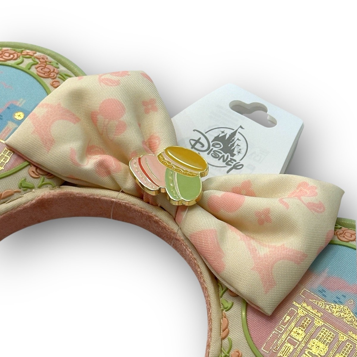 2025 Disney Parks Epcot France Pavilion Macaron Minnie Ears Headband NWT 2025 Disney Parks Epcot France Pavilion Macaroon Ears  main image 3