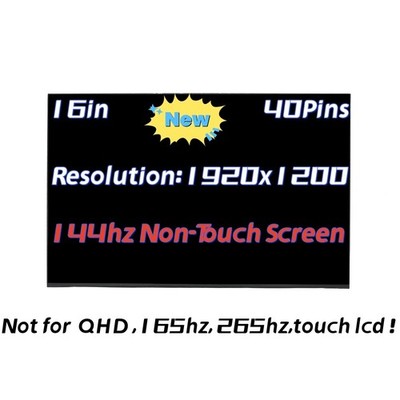 144hz Non-Touch LCD FHD+ 16'' Screen For Lenovo LOQ 16APH8 82XU000YUS 82XU0010US
