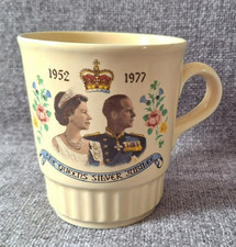 Made in England .Silver Jubliee Mug 1977. Queen Elizabeth II & Prince Philip.