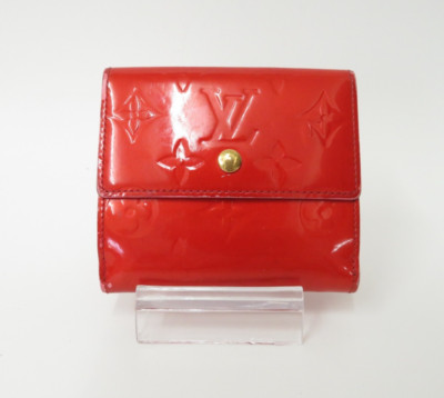 Authentic LOUIS VUITTON Monogram Vernis Bifold Elise Leather Wallet #40546