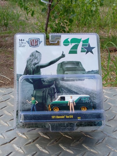 M2 Machines 1976 Chevrolet Van G10 - Édition O'Reilly's Exclusives Freedom Machines - Neuf