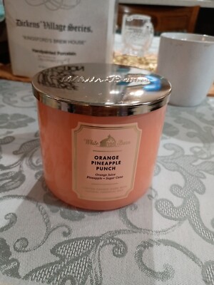 White Barn Candle: ORANGE PINEAPPLE PUNCH by Bath Body Works
