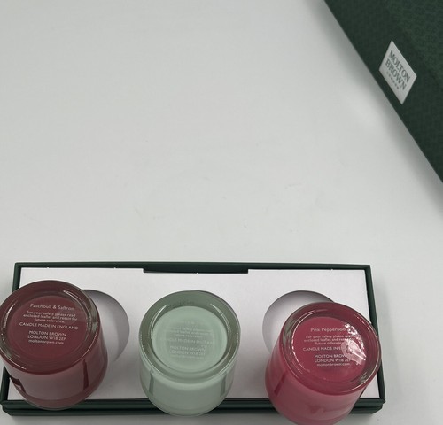 Molton Brown Mini Candle Gift Set Single Wick 3 x 30g Gift Box - Picture 7 of 7