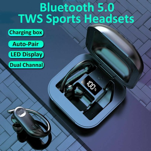 TWS Wireless Earhook HiFi Earbuds Sports Earphones Stereo Headsets for Bluetooth - Picture 2 of 19