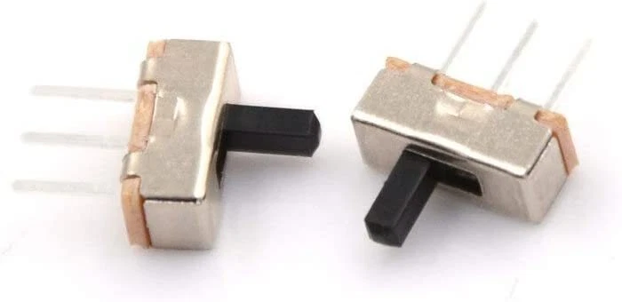 Interruptor de encendido y apagado mini interruptor deslizante de 1 vía y 2 posiciones PCB electrónica EE. UU. 10 piezas Foto 2 de 4