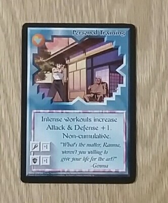 Ani-Mayhem Ranma ½ Card Personal Training