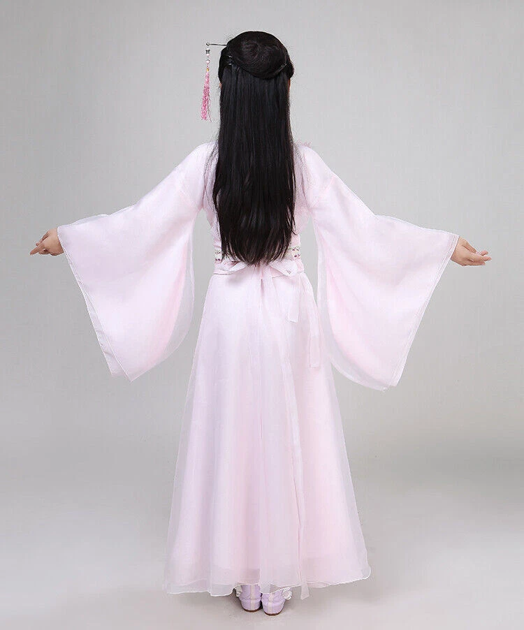 Girls' Ancient Chinese Traditional Hanfu Dress Fancy Dress Christmas Party Dress — 第 3/4 张图片