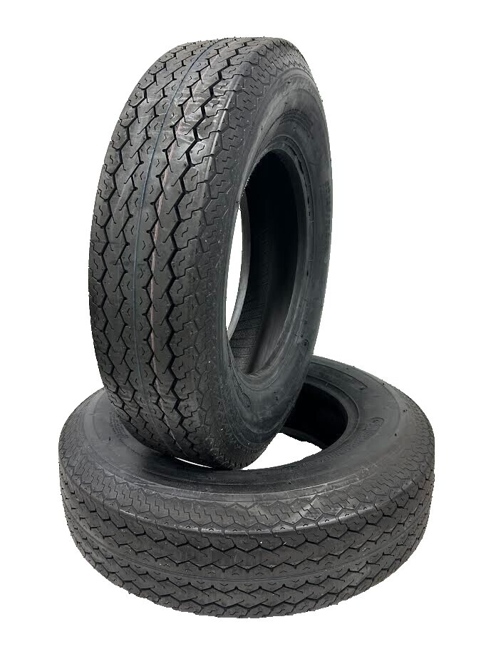 2 - ST195/75D14 D622 Trailer Tires DS7294 Tubeless Heavy