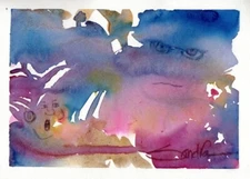 Thoughts – SandraWatercolors™ Original Abstract Watercolor Contemporary
