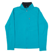 Peak Performance Womens Shell Jacket Blue Wool L