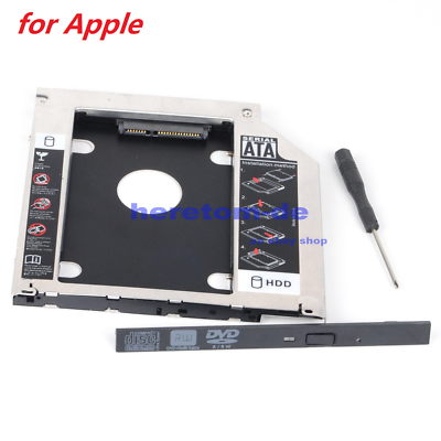 2º HDD SSD Caddy Optical Bay Reemplazo para MacBook Pro Laptop con CD DVD SuperDrive Modelo 2º HDD SSD Caddy Optical Bay Reemplazo para MacBook Pro Laptop con CD DVD SuperDrive Modelo