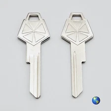 Y152 Key Blanks for Chrysler, Dodge, and Plymouth (2 Keys)