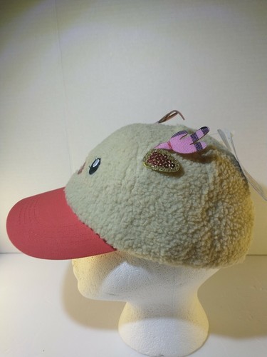 🎄Limited Too Girl Fashion Red Nose Reindeer Hat/Cap Christmas Strapback NWT ⛄ - Picture 2 of 7