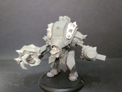 Warmachine Khador character Warjack Black Ivan unpainted