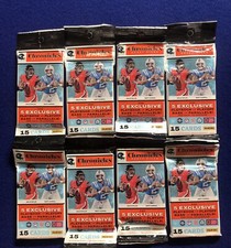 2022 23 Panini Chronicles Draft Picks Football 15 Card Hanger Pack Lot Of 8 🔥