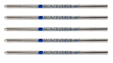 5 Pack Monteverde D1 Style Mini Ballpoint Pen Refills - Color Choice, D13