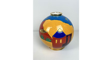 Emaux de Longwy Vase Boule