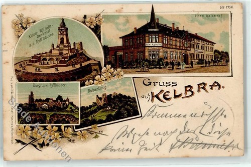 51760828 - 4712 Kelbra Kaiser Wilhelm Denkmal Hotel Kaiserhof Burgruine