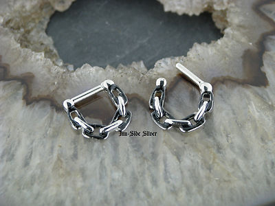 Nasenring SEPTUM Clickers Lippen IntimPiercing Ohrring ANKERKETTE Helix Brust