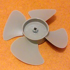 6 inch diameter Plastic Fan Blade/Propeller. 1/4 inch bore. CCW Rotation.