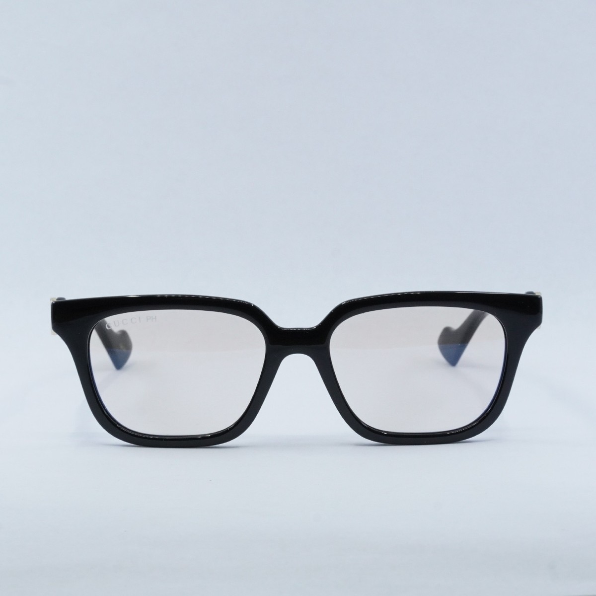 New GUCCI GG1536S 001 Black/Blue Light Crystal Photochromic