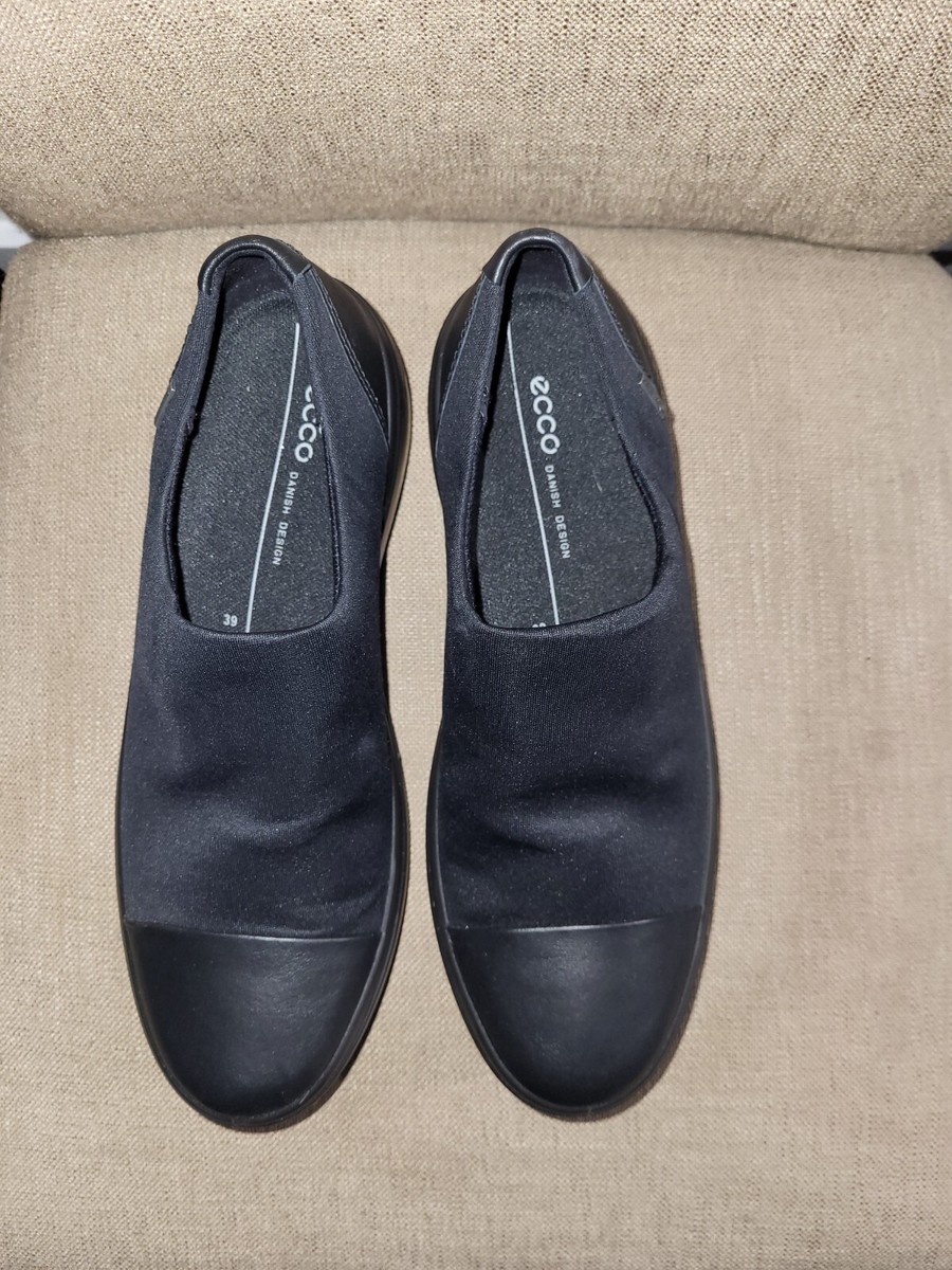 Ecco Danish Design Slip On Waterproof Black Gore-Tex