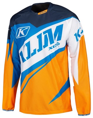 KLIM XC-Lite Jersey Race Shirt Offroad Enduro Motocross orange blau/ SALE -10%