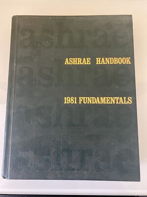1981 ASHRAE HANDBOOK FUNDAMENTALS