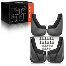 4x Front & Rear Splash Guards Mud Flaps for Chevy Tahoe Yukon Cadillac Escalade