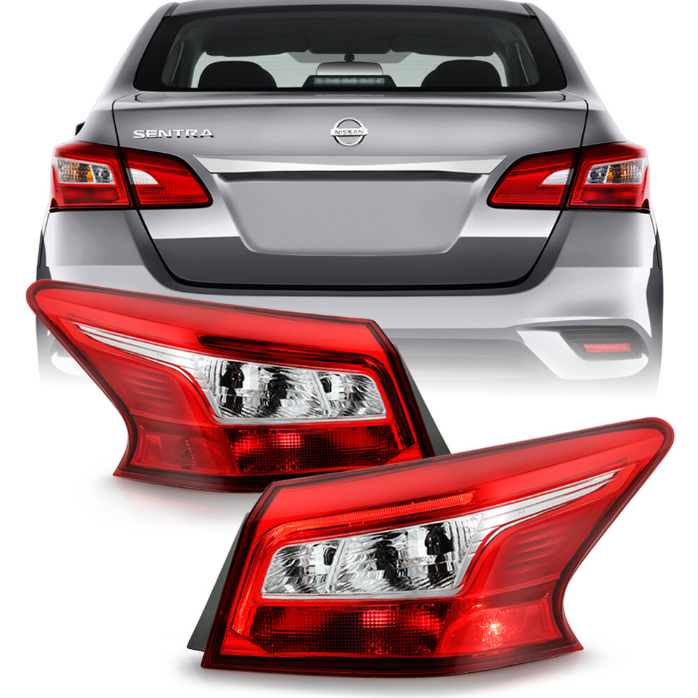 For 1619 Nissan Sentra Outer Left+Right OEStyle Tail Lights Lamps