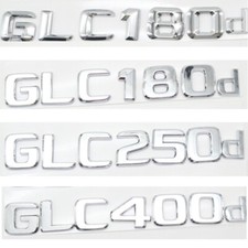 F&uuml;r Mercedes Benz GLC180d GLC250d GLC400d Schriftzug Embleme Aufkleber Badge NEW