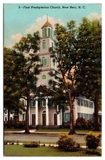 VTG First Presbyterian Church, Exterior, Built 1822, Religion, New Bern, NC