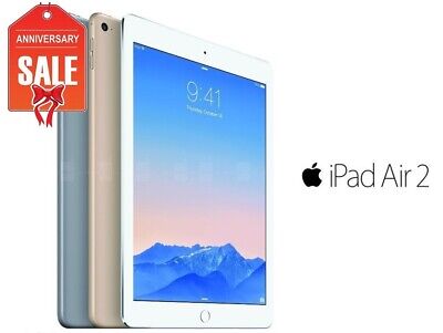 Apple iPad Air 2 64GB, Wi-Fi, 9.7in - Gold - Silver - Gray - Good | eBay