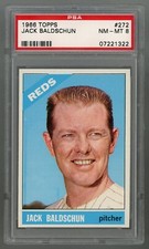1966 Topps #272 Jack Baldschun PSA 8 NM-MT #07221322 **LAN.522**