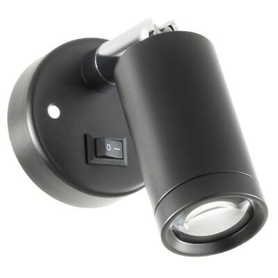RecPro RV 12V Reading Light LED | On/Off Switch | Adjustable Swivel | Steel Base