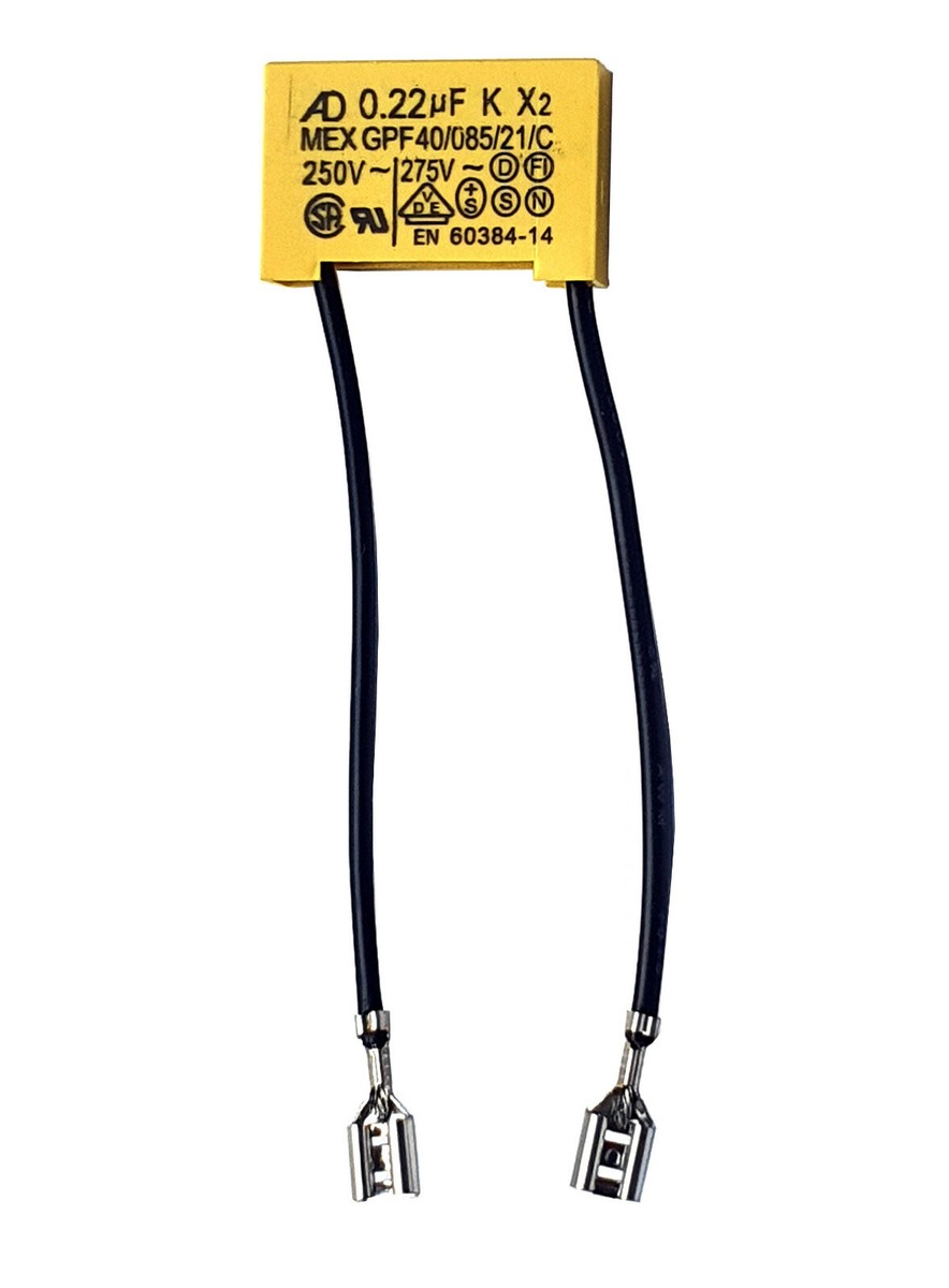 0.22uF 275V 220n 40/85/21 AD X2 Capacitor pitch 22mm soft