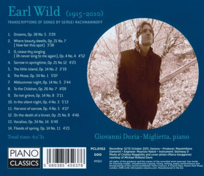 Earl Wild: The Complete Transcriptions, Vol. 2. Giovanni Doria