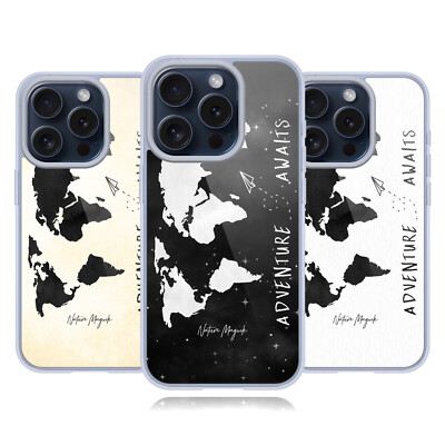 NATURE MAGICK ADVENTURE AWAITS WORLD MAP 2 GEL HANDYHÜLLE APPLE iPHONE HANDYS